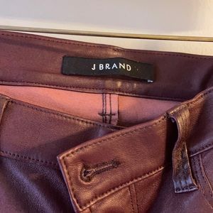BNWT J BRAND leather biker pants